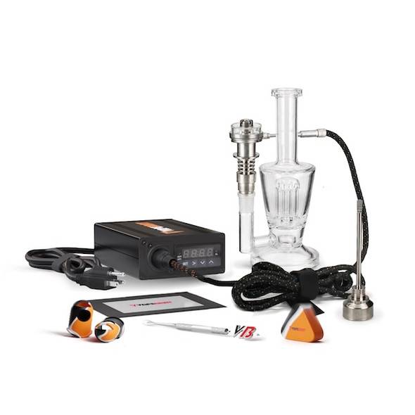 hybrid enail with medium dab dish quartz and titanium dab nail enail