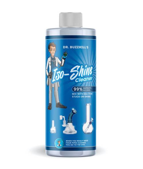 Dr. Buzzkill: Iso-Shine Alcohol Cleaner - 16oz Bottle