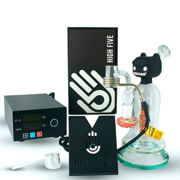 High Five Vape - Micro E-Nail 20mm Quartz E-banger Bucket Kit
