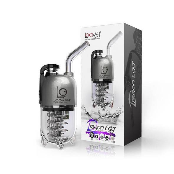  Lookah Dragon Egg: Gray - Mini Electric Dab Rig 