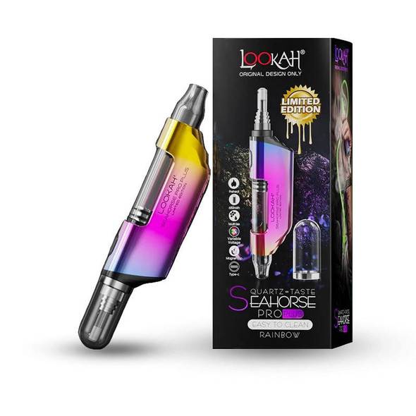  Lookah Seahorse Pro Plus Rainbow Electric Nectar Collector: Limited Edition 