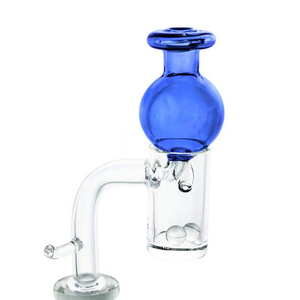 VapeBrat Dual Nozzle Vortex Bubble Carb Cap: Blue