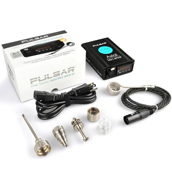  Pulsar Elite Series: Hybrid Mini E-Nail Kit with 25mm Axial Coil 