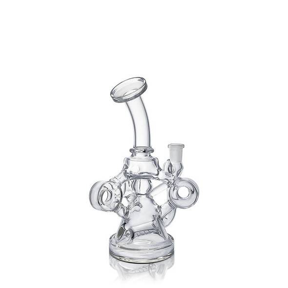 Waxmaid 6.5" Mini Recycler Glass Dab Rig: Defender 