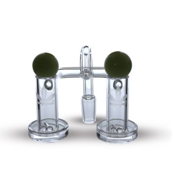 aLeaf Spinner Kit "Duo": 14mm 90 Degree Male Double Terp Slurper Kit