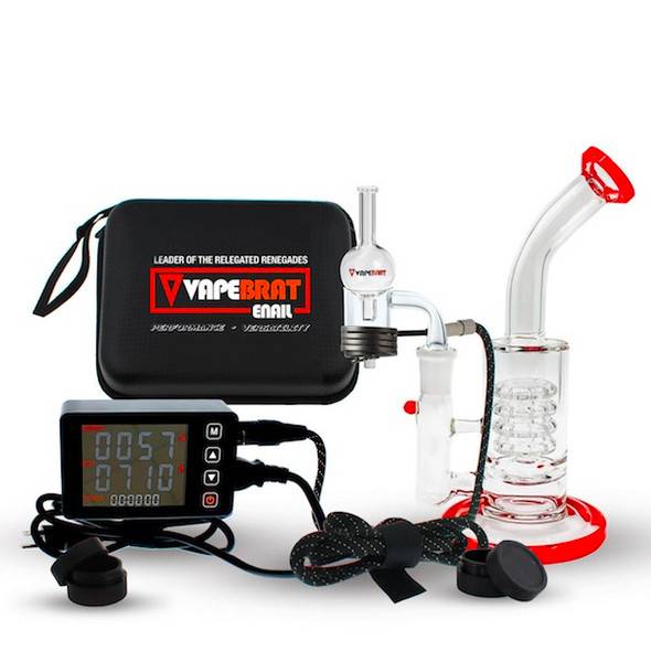 VapeBrat LCD E Nail: Quartz Banger Enail Dab - 25mm