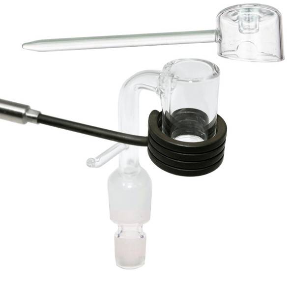 VapeBrat Dos Pro LCD E Nail: 20mm Quartz Banger and Titanium E-Nail