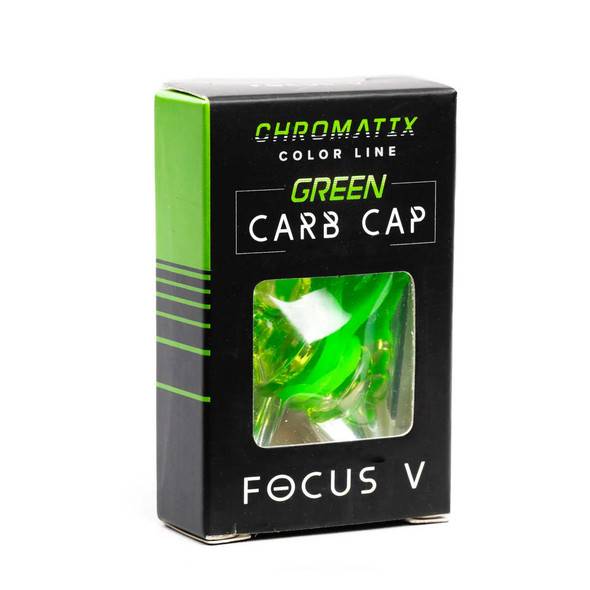  Focus V Carta: Chromatix Series - Glass Carb Cap Red 