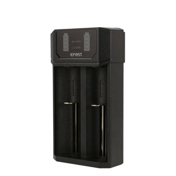  Efest Mega: Two Cell Battery Charger for 18650 and 18350 Batteries 