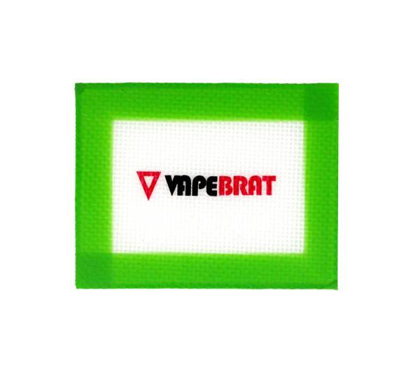 VapeBrat Silicone Dab Mat - 3x4 - VapeBrat Mini Silicone Mat (Green) 