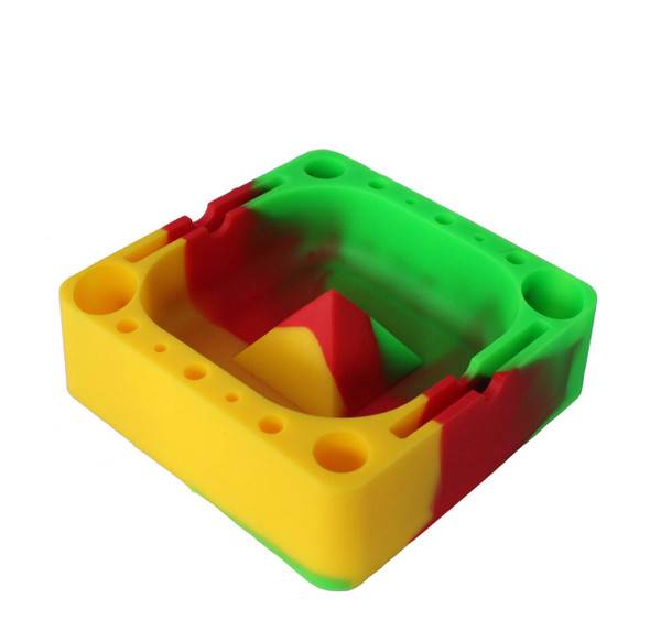  Square Silicone Dab Tray: Rasta 