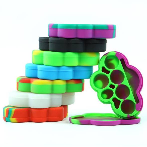  Cloud Silicone Jar: 85ml - Assorted Colors 