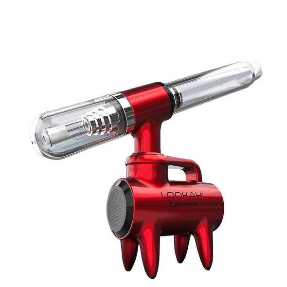  Lookah Giraffe: Red - Dab Digital Electric Nectar Collector with Stand 
