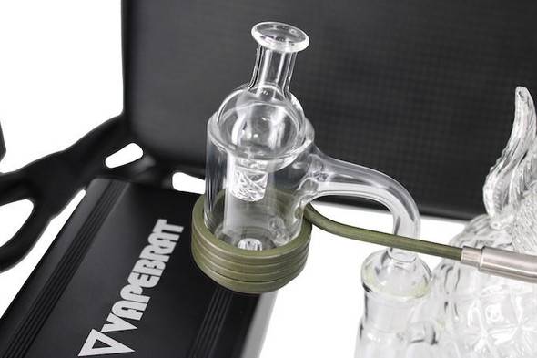 VapeBrat 25mm Enail Coil and Banger: Quartz Enail Banger Bucket - VapeBrat 