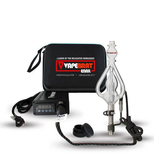  VapeBrat Electric Nectar Collector Enail: Micro Enail with Recycler Dab Straw 
