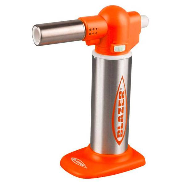 Blazer Dab Blow Torch: Blazer Big Buddy Turbo - Orange & Stainless Steel 