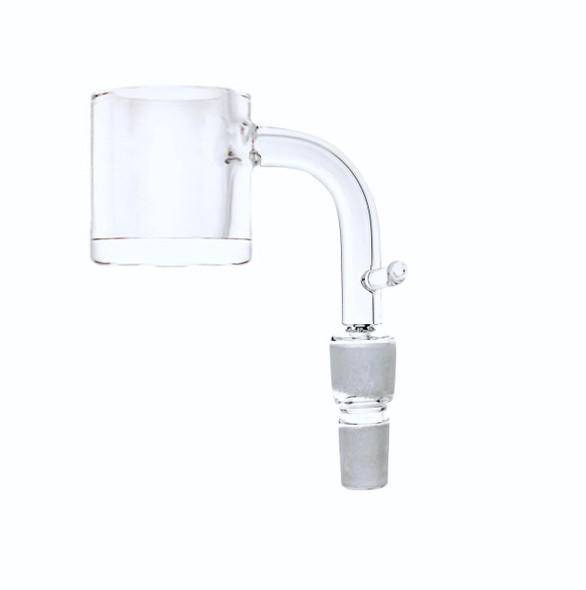 VapeBrat Dual Size Banger - Bucket 4mm Thick Bottom: 10mm 14mm Male 90 Degree 30mm Dia 