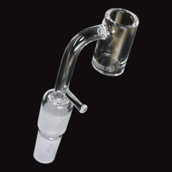 VapeBrat Dual Size Banger - Bucket 4mm Thick Bottom: 10mm 14mm Male 90 Degree 30mm Dia 