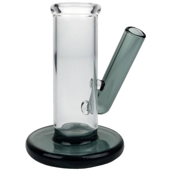 VapeBrat 3" Glass Carb Cap & Dabber Stand - Smokey Grey 