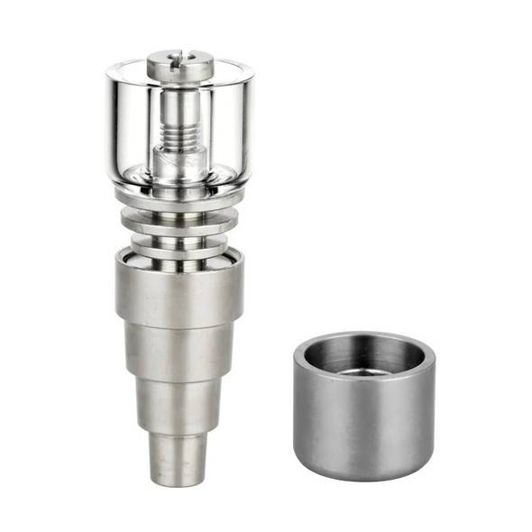 Pulsar Titanium Dab Nail with Quartz Dish - Deep Dish Nail: 25mm 