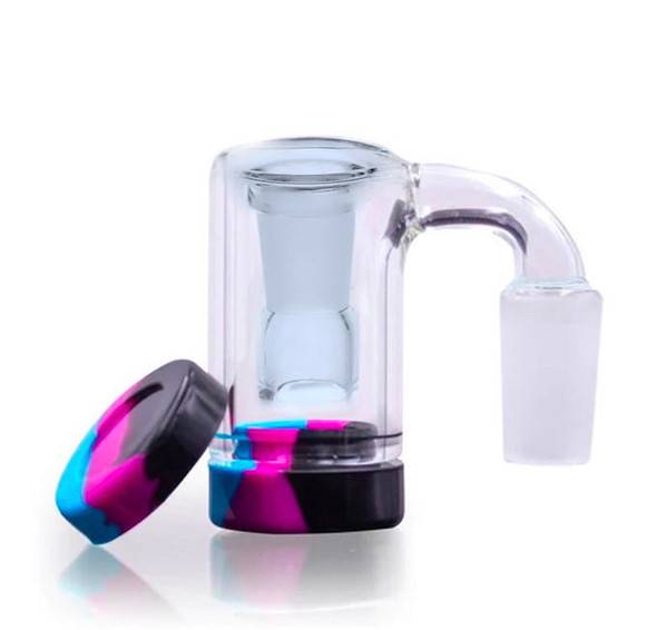 VapeBrat Dab Rig Reclaim Catcher: 18mm Male 90 Degree - Assorted Colors 