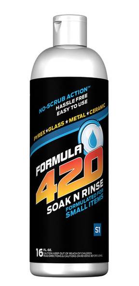  Formula 420 Soak-n-Rinse - Pyrex Glass Metal Ceramic Instant Cleaner for Small Items - 16oz 