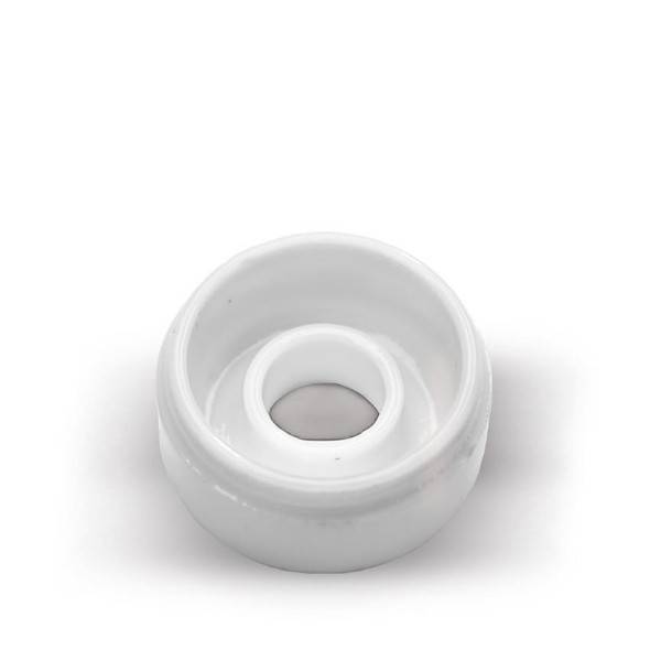 VapeBrat Quartz Coated Ceramic Hybrid Dish: VapeBrat 25mm 