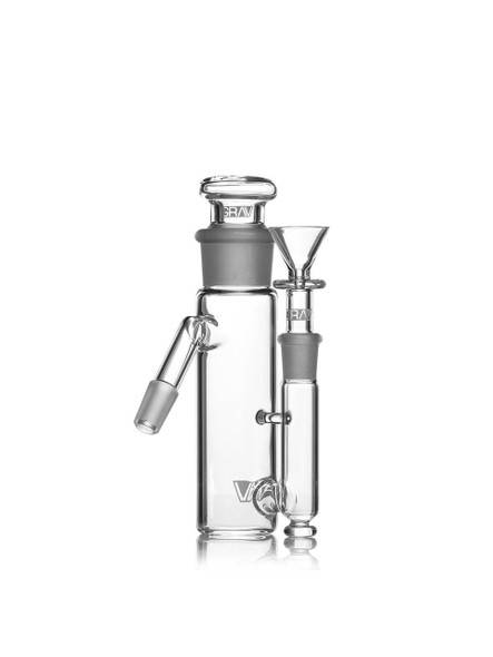 Grav GRAV  14mm Male Phoenix 45¬∞  Degree CLEAR Reclaim Catcher (Ash Catcher) 