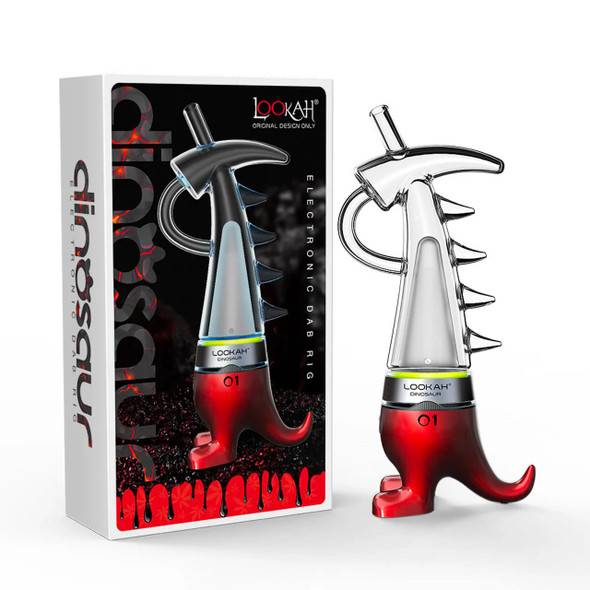  Lookah Dinosaur Electronic Dab Rig: Red 