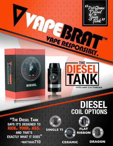  VapeBrat Diesel Wax Tank 