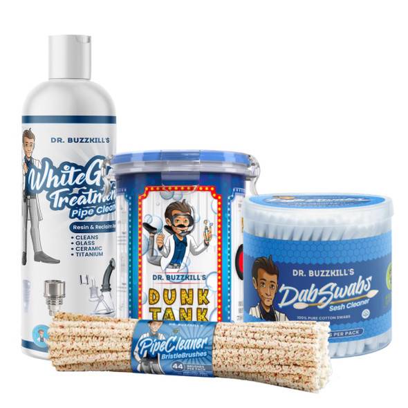 Dr. Buzzkills Dunk Tank Dab Cleaning Kit: White Glove Treatment