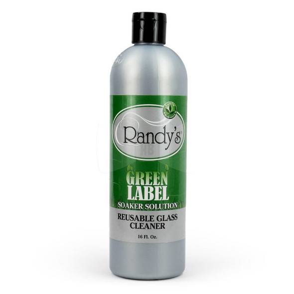  Randy's Eco Friendly Bong Cleaner: Green Label - Glass, Metal, Ceramic, Silicone, Acrylic Cleaner 12 oz 