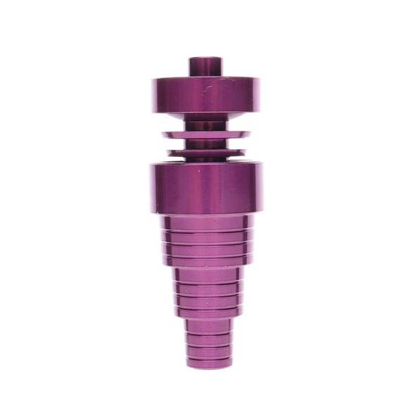 Purple Titanium Nail: Anodized Universal Dabbing Nail