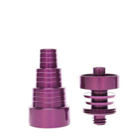 Purple Titanium Nail: Anodized Universal Dabbing Nail