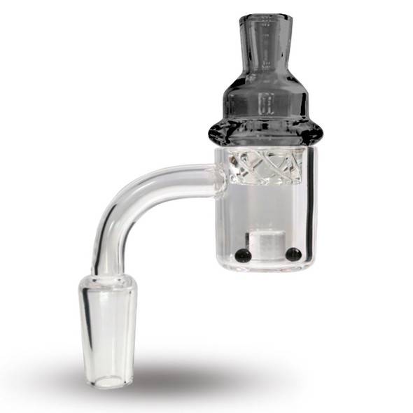 Quartz Banger Kit - Regular Weld with Spinner Carb Cap and Terp Pearls