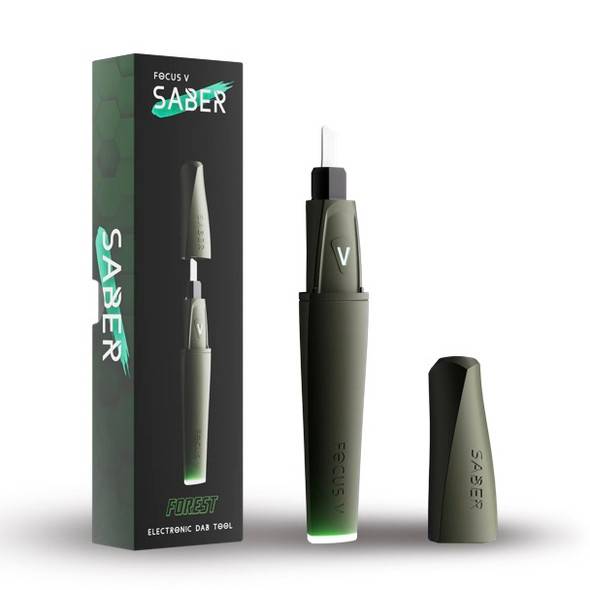 Saber Hot Knife: Focus V Saber Electric Dab Tool - Forest Green