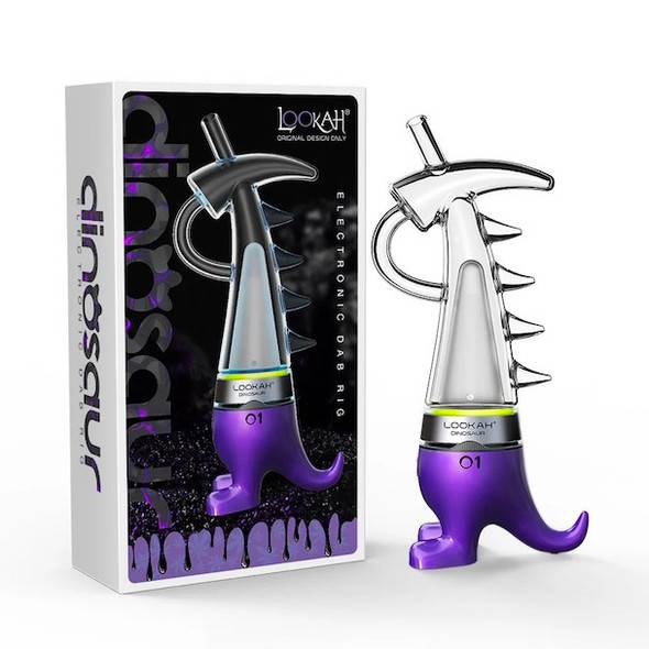 Lookah Dinosaur Purple: E-Rig for Dabbing