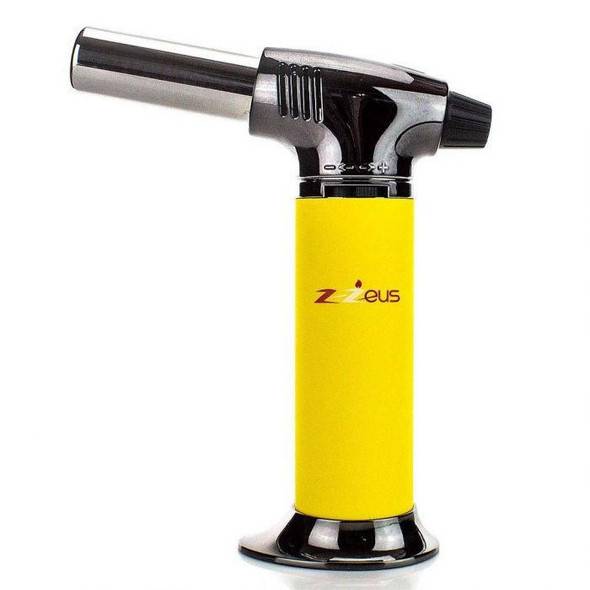 Zeus Lighters ZEUS MINI JUMBO BUTANE TORCH -YELLOW 