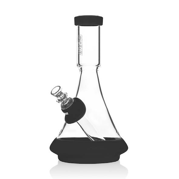 Glass Beaker Bong Grav: Medium Deco 9.8"