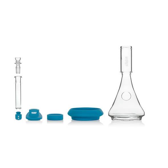 Glass Beaker Bong Grav: Medium Deco 9.8"