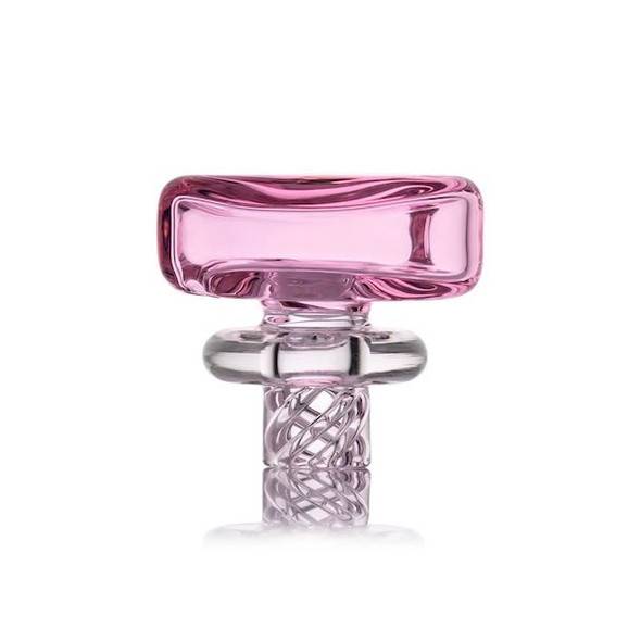 Pink Carb Cap: MJ Arsenal Heart Spinner Dab Cap