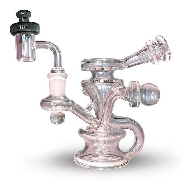Recycler Dab Rig: 5" Triple Uptake Klein Recycler - VapeBrat