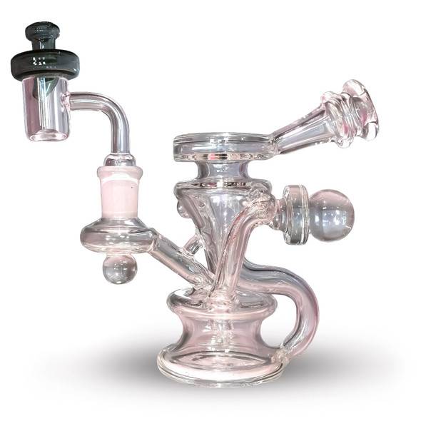 Recycler Dab Rig: 5" Triple Uptake Klein Recycler - VapeBrat