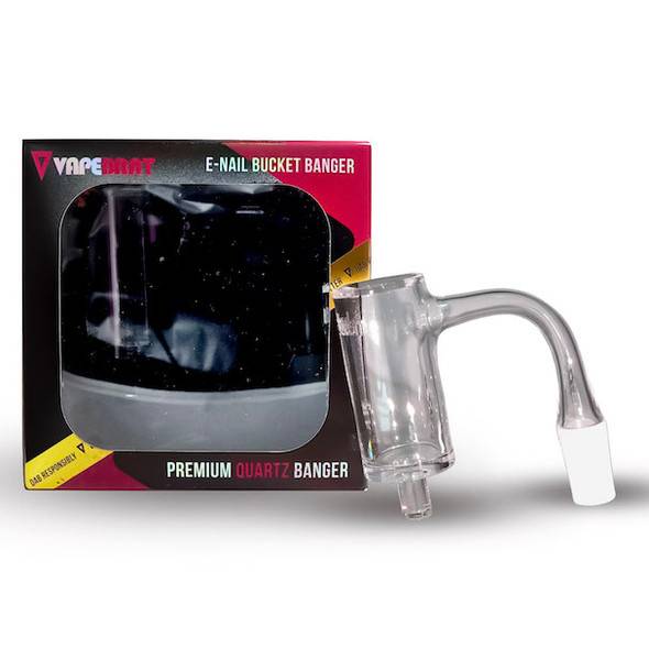 XL Enail Banger for Cobra E-Nail Coil: 14mm Male 90 Degree 25mm