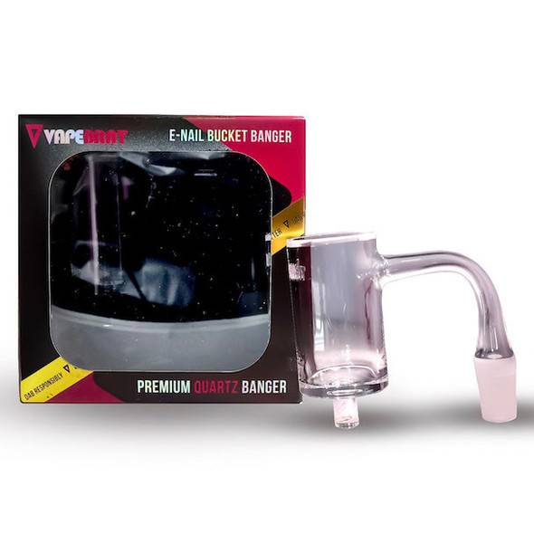 XL Enail Banger for Cobra Enail Coil: 14mm Male 90 Degree 30mm