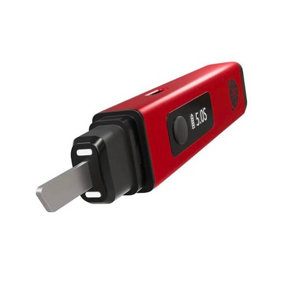 Hot Knife Dab Thermometer Red: Bear Quartz Trio