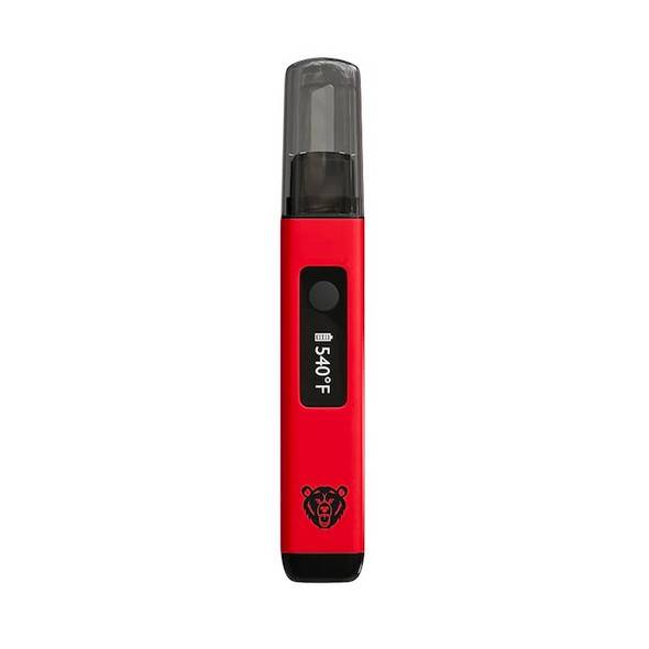 Bear Quartz Trio: Hot Knife Dab Temp Reader - Red