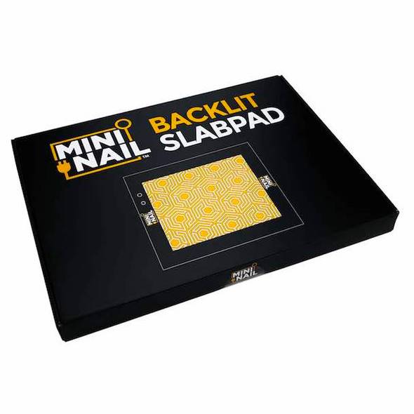 MiniNail BackLit Enail Slab Pad: Light Up Dab Mat