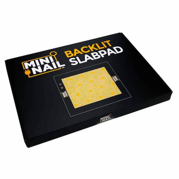 MiniNail BackLit Enail Slab Pad: Light Up Dab Mat