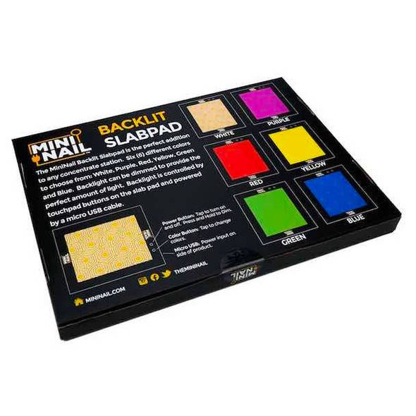 MiniNail BackLit E-Nail Slab Pad: Light Up Dab Mat